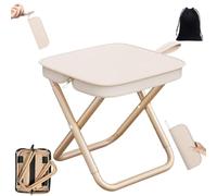 Ultra-Light Portable Folding Chair, Compact Pop Up Stool with Carry Bag, Small Handbag Stool for Camping, Travel, Hiking, Fishing, Picnic, Barbecue, Outdoor Activities, Space Saving Foldable Seat