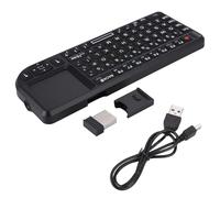 Ultra Mini Keyboard, 5.9×2.3×0.5in Teclado De Escritura, A8 2.4GHz Wireless Touchpad Recargable, Ultra Thin USB Teclado De Mano Retroiluminado Para Computadora PC Computadora De Escritorio Laptop