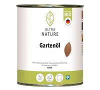 ULTRA NATURE Aceite de jardín 0,75 l, teca, vegano, ecológico, sin disolventes, aceite para muebles
