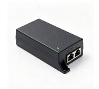 Ultra PoE 10G PoE++ Inyector 60W, adaptador Power Over Ethernet Plus, negro | 1G/2.5G/5G/10GGbps, 802.3af/at/bt, salida de 15.4W/30W/60W, hasta 100 m (100 m), convierte un puerto no PoE a un puerto PoE +