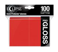 Ultra Pro-074427156046 Sleeves, Color Rojo Manzana, único (E-15604)