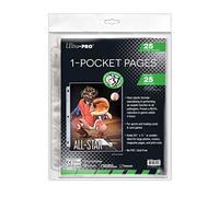 Ultra Pro 1-Pocket Antimicrobial Page with 8-1/2" X 11" Pocket - 25pk