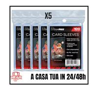 Ultra PRO 100 Bustes Prot. Para Cartas Pokemon Yugioh One Piece Toploader
