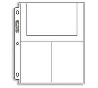 Ultra Pro 3-Pocket Pages (4X6) - 25 PAGES - PHOTO or Postcard