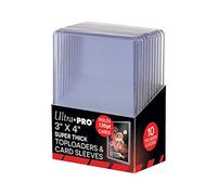 Ultra Pro 3 x 4 Super Thick 130PT Toploader with Thick Card Sleeves 10ct