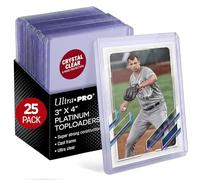 Ultra Pro 3" X 4" Ultra Clear Platinum Toploader 25ct for Pokemon, MTG, Baseball, Basketball, Football and Other Trading Deck Cards or Board Games Card Storage