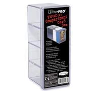 Ultra Pro 81163 - Caja de Tarjetas 4 Compartimiento Clear [Importado de Alemania]