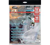 ULTRA PRO - 9-Card Pages '11 Hole' - Pack 10 Pages : Trading Card , ML