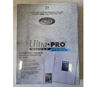 Ultra PRO 9-Pocket Plata Serie 100 Páginas para Tamaño Estándar Tarjetas (81442)