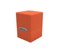 Ultra pro - caja de cubierta de cubo de satén - naranja calabaza