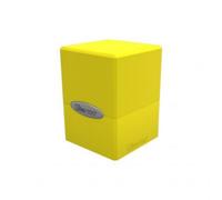 Ultra Pro - Caja de cubierta de cubo satinado - Amarillo limón