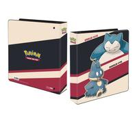 Ultra PRO - Carpeta de álbumes de Pokémon Snorlax & Munchlax de 2 pulgadas - Carpeta de 3 anillos perfecta para proteger grandes colecciones de tarjetas coleccionables, tarjetas coleccionables y