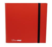 Ultra PRO - Carpeta Eclipse de 12 bolsillos color rojo manzana para 480 tarjetas de tamaño estándar, protege tarjetas coleccionables, tarjetas de juego y tarjetas deportivas en fundas protectoras