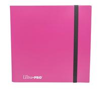 Ultra PRO - Carpeta Eclipse de 12 bolsillos rosa intenso para 480 tarjetas de tamaño estándar, protege tarjetas coleccionables, tarjetas de juego y tarjetas deportivas en fundas protectoras Ultra Pro