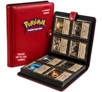 Ultra PRO - Carpeta roja de alta calidad para Pokémon, elegante y segura para coleccionistas de Pokémon, elegante solución de almacenamiento