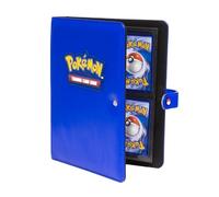 Ultra Pro - Carpeta premium de 4 bolsillos de Pokémon, elegante y segura con tarjetero para coleccionistas Pokémon, solución de almacenamiento elegante