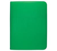 Ultra pro - carpeta profesional con cremallera de 9 bolsillos: (verde)