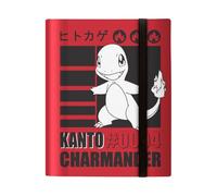 Ultra PRO - Charmander - Carpeta profesional de 9 bolsillos para Pokémon. Carpeta de tarjetas Pokémon Charmander PRO-Binder de 9 bolsillos, correa elástica, cartera de almacenamiento de 360 tarjetas