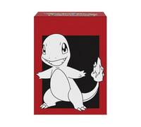 Ultra Pro - Charmander Full View Deck Box para Pokémon | TCG Storage Full View tapa autoblocante con capacidad para 75 tarjetas de doble manga compatible con divisor de barajas organizador de tarjetas