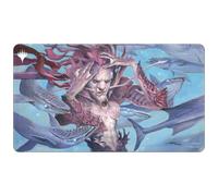 Ultra PRO - Dominaria Remastered Black Stitched Playmat ft. Mystic Remora - Protect Your Cards During Gameplay from Scuffs & Scratches, Perfect as Oversized PC Mouse Pad for Gaming & Desk Mat