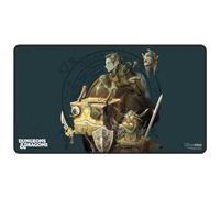 Ultra Pro - Dungeons & Dragons Planescape: Turn of Fortune's Wheel - Tapete de juego de cartas cosido negro, úsalo como alfombrilla de mouse de gran tamaño, tapete de juego de juegos, tapete de juego