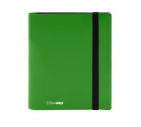 Ultra Pro Pocket Binder Carpeta Eclipse Pro de 4 Bolsillos, Color Verde Lima, Liso, Lime Green, Medium (E-15381)