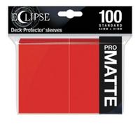 Eclipse Matte Standard Card Sleeves: Apple Red (100) (Importación USA)
