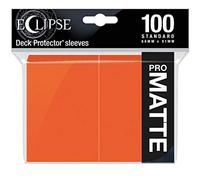 Ultra Pro E-15619 Eclipse Standard Matte Sleeve 100 Pack-Pumpkin Orange
