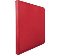 Ultra Pro Pro-E-15743 Carpeta Profesional con 12 Bolsillos con Cremallera, Color Rojo (E-15743)