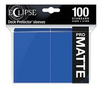 Eclipse Matte Standard Card Sleeves: Pacific Blue (100)