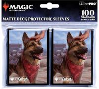 Ultra PRO Fallout - Fundas protectoras de mazo de 100 unidades - Carne de perro, siempre leal - para Magic: The Gathering, exclusivo paquete de fundas protectoras coleccionables para juego de cartas