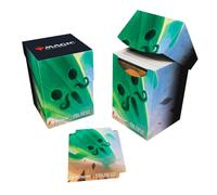 Ultra Pro - Final Fantasy x Universes Beyond Cactuar 100+ Deck Box for Magic: The Gathering | Trading Card Accessories, Collectible Card Game Gear, Fantasy Gaming Supplies