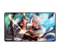 Ultra Pro Final Fantasy x Universes Beyond Y'shtola, Secret Seeker Black Stitched Playmat for Magic: The Gathering