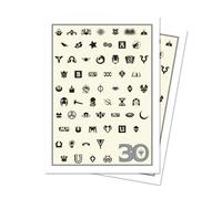 Ultra PRO - Fundas APEX® Deck Protector® de 30 aniversario de 105 quilates para Magic: The Gathering, tamaño para adaptarse a tarjetas de tamaño estándar, funda MTG Commander Deck en nuevas mangas
