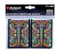 Ultra Pro - Fundas protectoras de cubierta de The Lost Caverns of Ixalan de 100 unidades Quintorius Kand for Magic: The Gathering, protege las cartas MTG de rasguños y arañazos, protector de tamaño