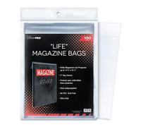 Ultra Pro Life Magazine - Bolsas de 11-5/8" x 15-1/8" (Paquete de 100 Unidades), pequeñas, Transparentes