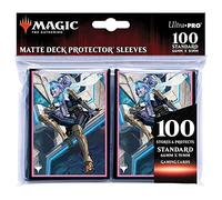 Ultra Pro Magic: The Gathering - Fundas para tarjetas Kamigawa Neon Dynasty de 100 unidades con Kotori, Pilot Prodigy, protege tus cartas con tecnología ChromaFusion y siempre estarás listo para la