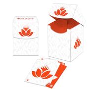 Ultra Pro - Mana 8 100+ Deck Box - Lotus for Magic: The Gathering, almacena y tiene capacidad para 100 tarjetas de tamaño estándar, caja protectora duradera para tarjetas de juego de coleccionista