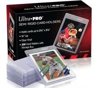 Ultra Pro - Mangas de Labios semirrígidas de 1,27 cm, 200 CT