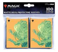 Ultra PRO - MTG Commander Masters - Fundas para tarjetas de tamaño estándar de 100 unidades - Omnath, Locus of Maná, acabado mate con tecnología ChromaFusion, protege la magia: las tarjetas de