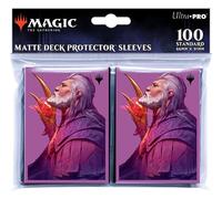 Ultra PRO - MTG Commander Masters - Fundas para tarjetas de tamaño estándar de 100 unidades - Urza, obra de arte Lord High Artificer, acabado mate con tecnología ChromaFusion, Protect Magic: The