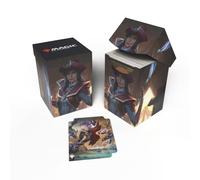Ultra Pro - Outlaws of Thunder Junction 100+ Deck Box® Ft. Stella Lee for Magic: The Gathering, TCG accesorio de juego coleccionable soporte protector para mazo de cartas