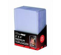 Ultra Pro Pack De 25 Fundas Premium Top Loader 3"x4" Ultra Clear 811457