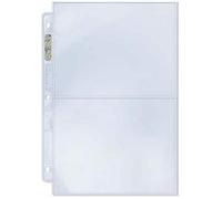 Ultra Pro Página de platino de 2 bolsillos con bolsillos de 12,7 x 17,7 cm, 25 unidades