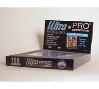 Ultra Pro Página de platino de 4 bolsillos para mini álbumes de 2 anillas