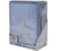 Ultra PRO - Paquete combinado de Pikachu Toploader y fundas Penny para el juego de cartas coleccionables Pokémon (paquete de 25)
