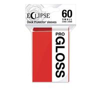 Ultra pro - paquete de 60 mangas pequeñas eclipse gloss - apple red