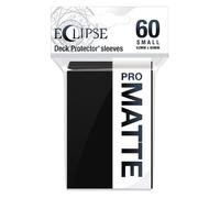 Ultra pro - paquete de 60 mangas pequeñas eclipse matte - negro azaba