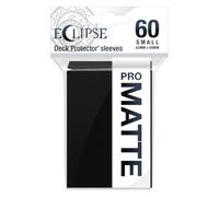 Ultra Pro - Paquete de 60 mangas pequeñas Eclipse Matte - Negro azabache