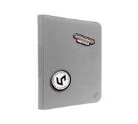 Ultra Pro Patchcraft - Carpeta profesional con cremallera y 9 bolsillos, color gris